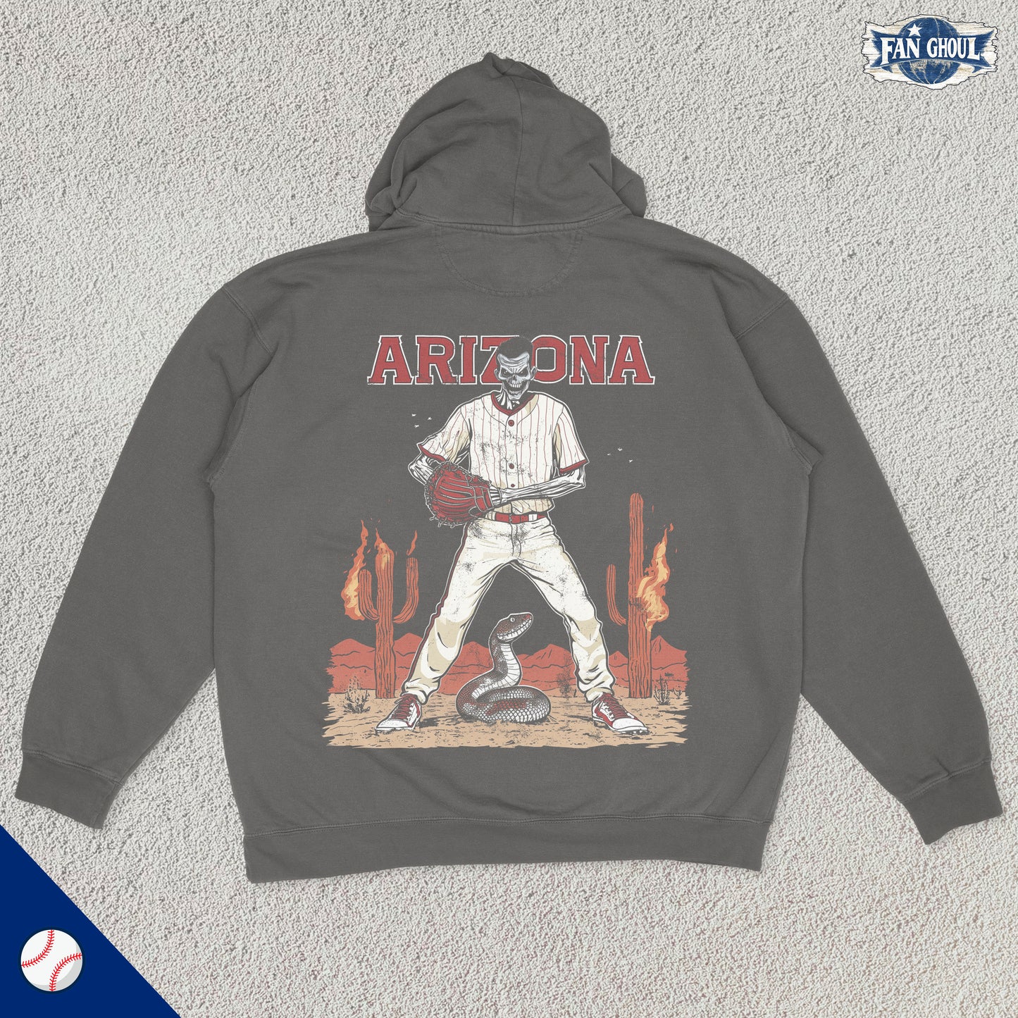 Arizona Baseball "Ghoul" Hoodie