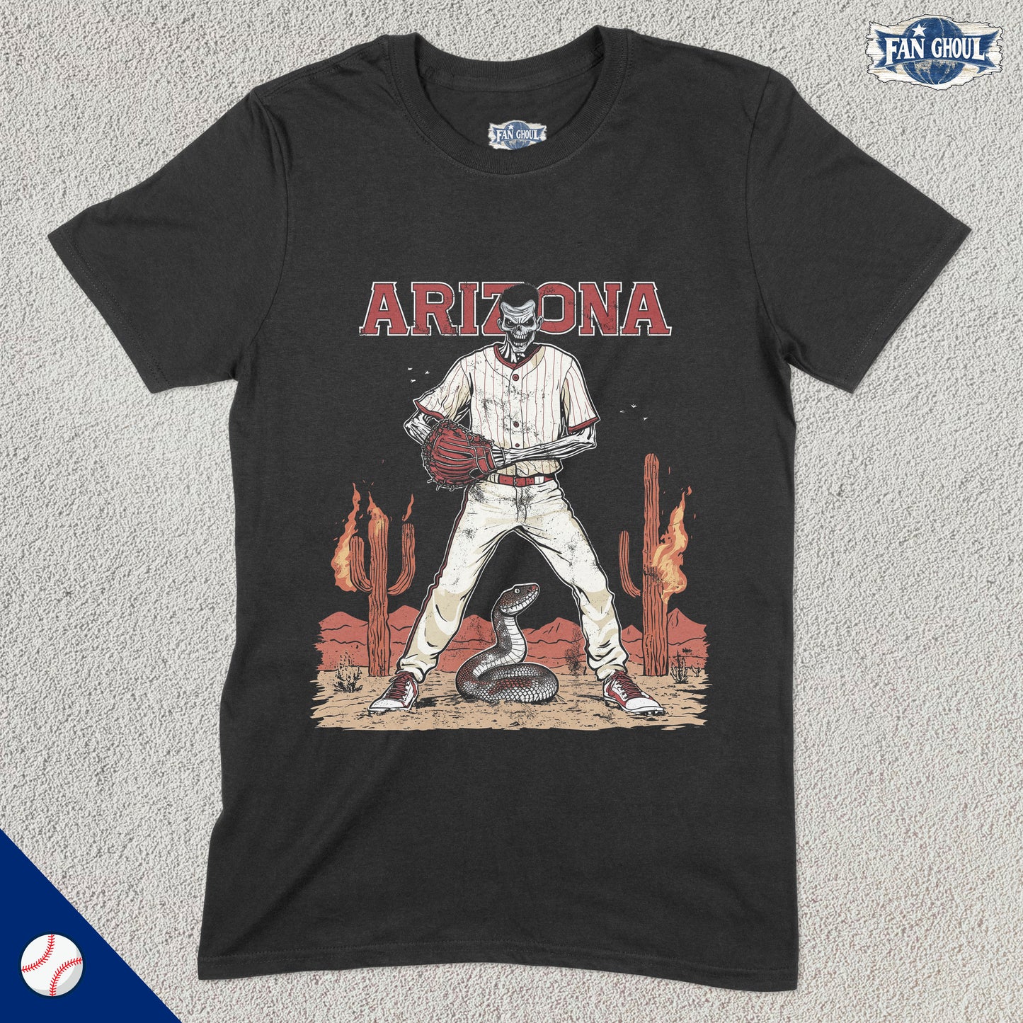 Arizona Baseball "Ghoul" Shirt
