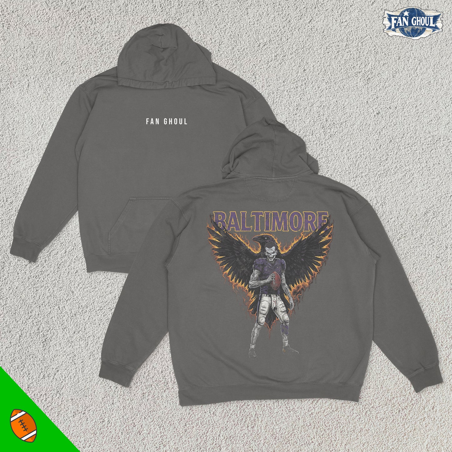 Baltimore Football "Ghoul" Hoodie