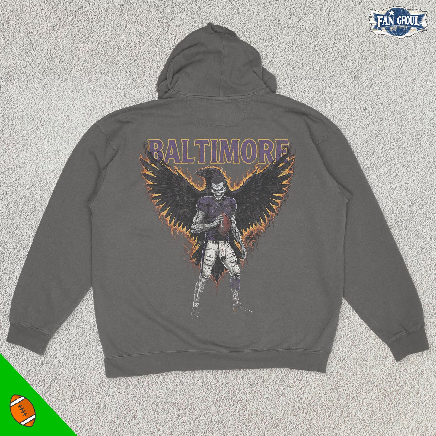 Baltimore Football "Ghoul" Hoodie
