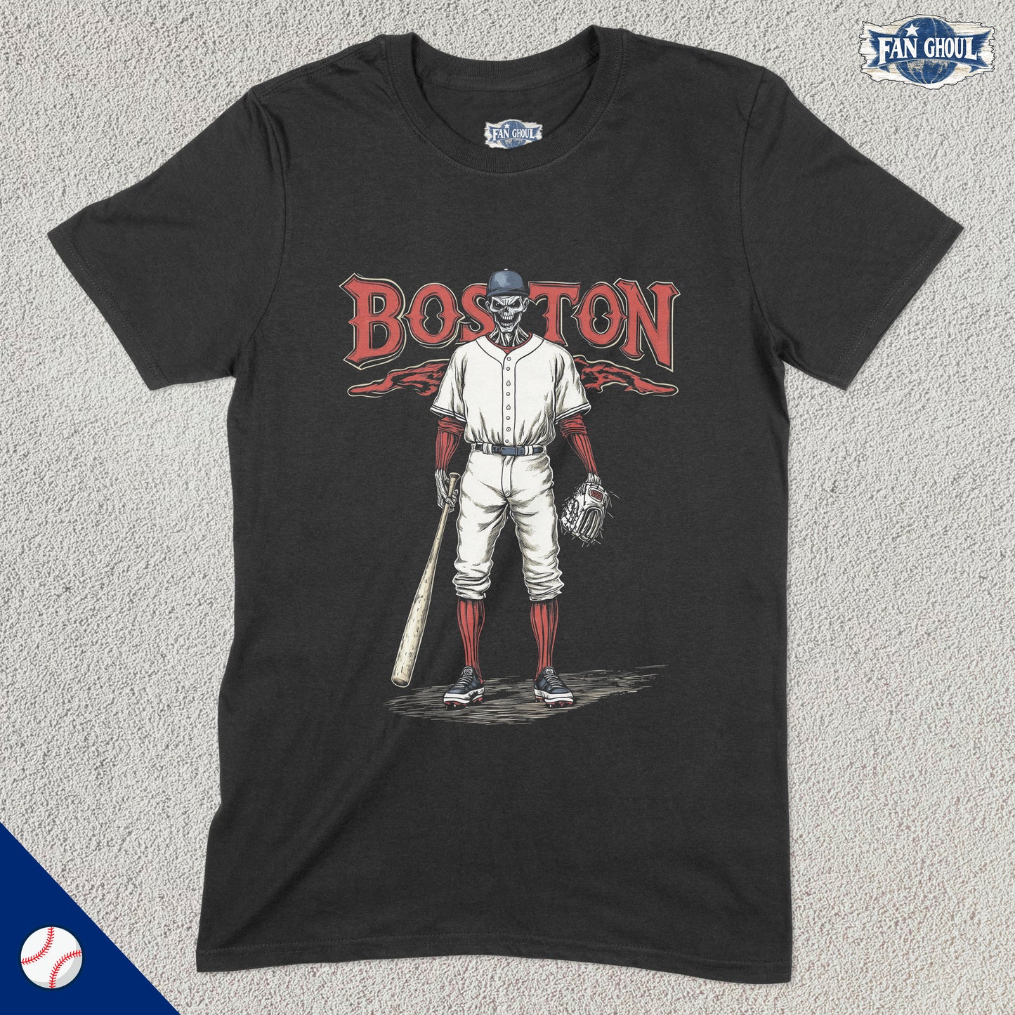 Boston Baseball "Ghoul" Shirt