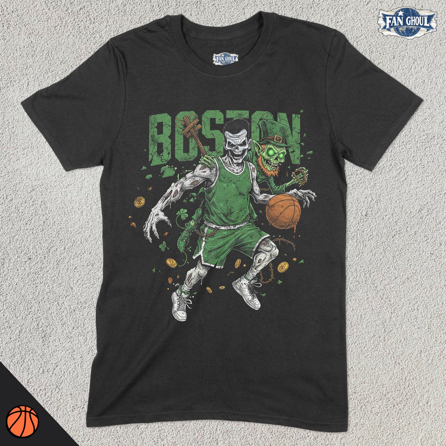Boston Basketball "Ghoul" Shirt