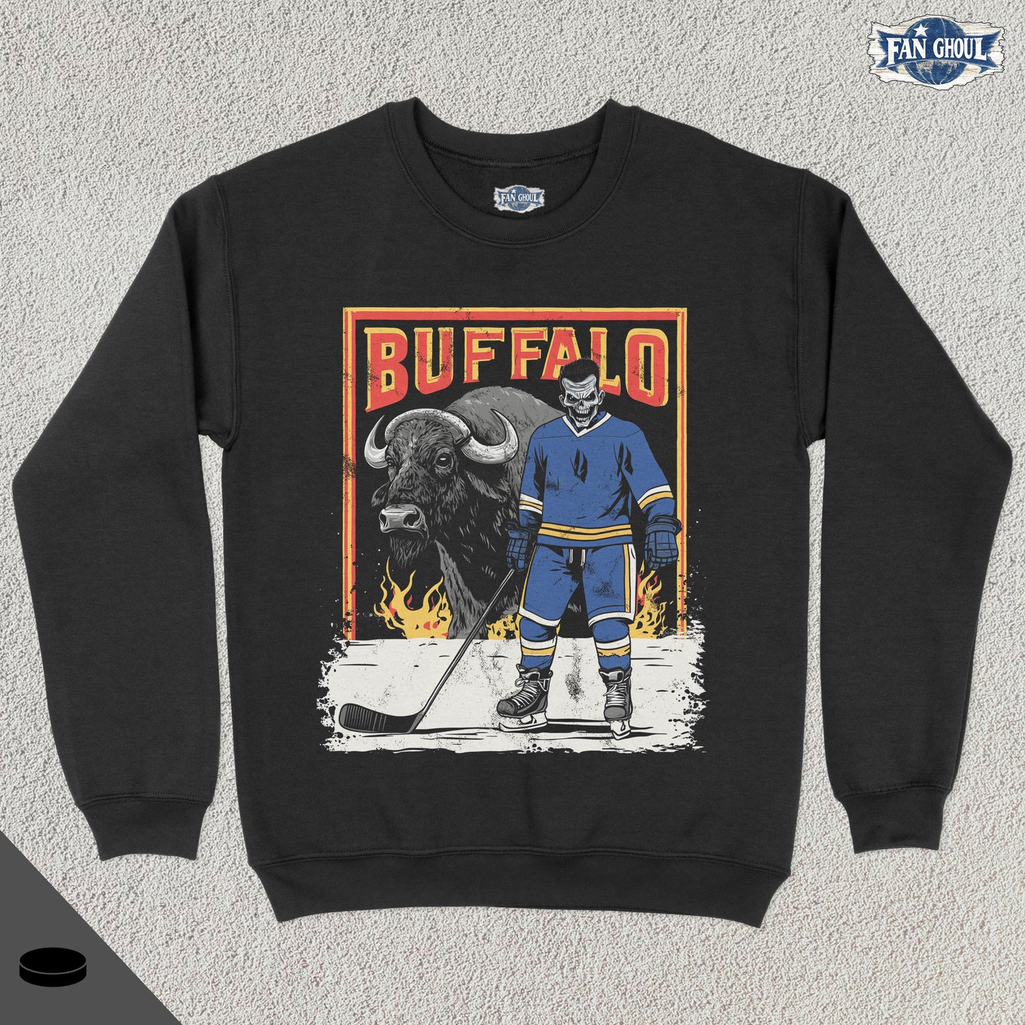 Buffalo Hockey "Ghoul" Crewneck