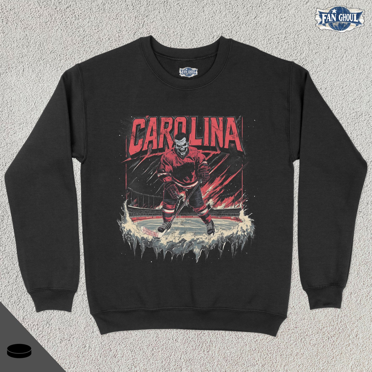 Carolina Hockey "Ghoul" Crewneck