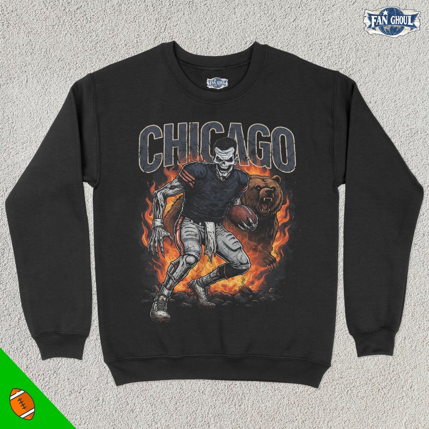 Chicago Football "Ghoul" Crewneck