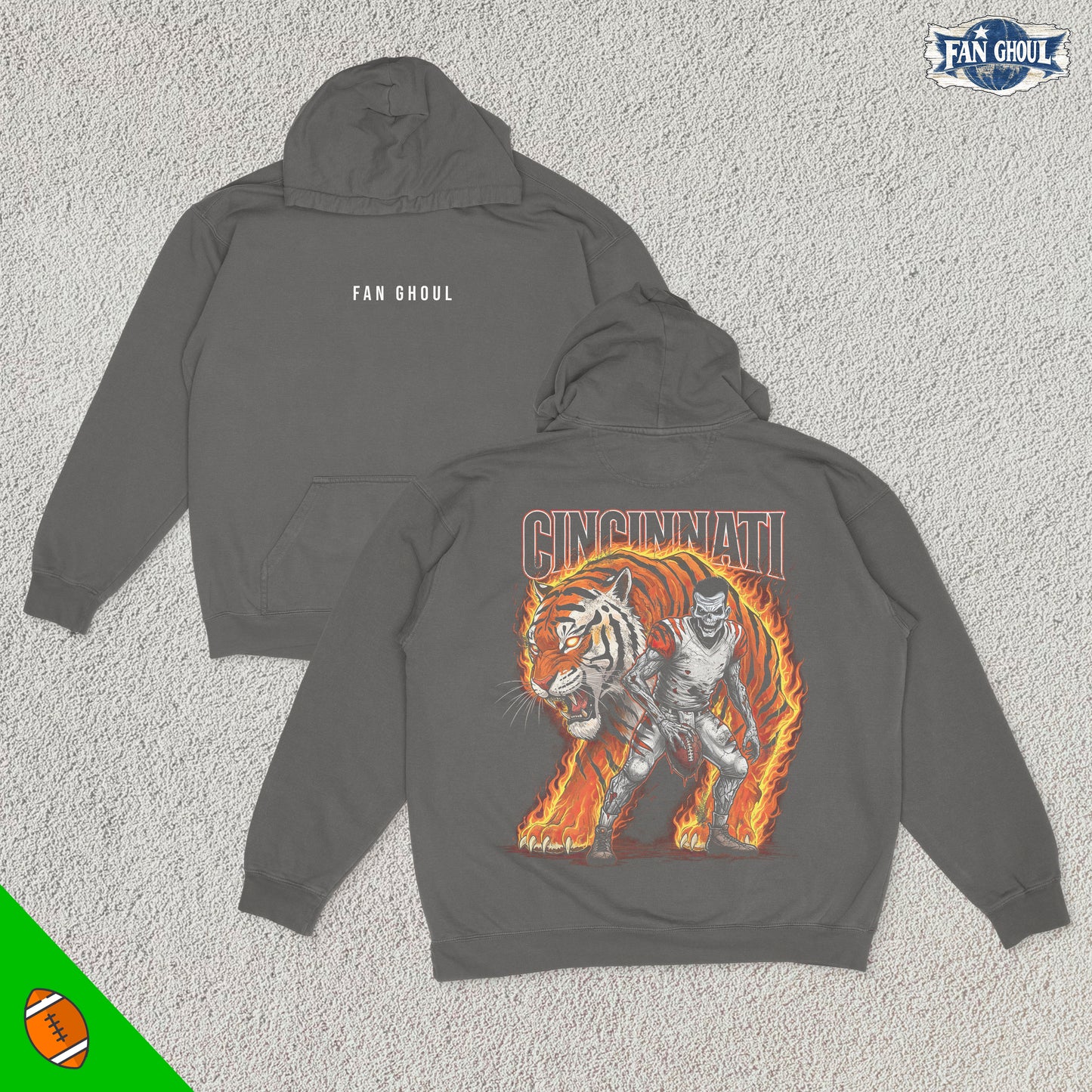 Cincinnati Football "Ghoul" Hoodie