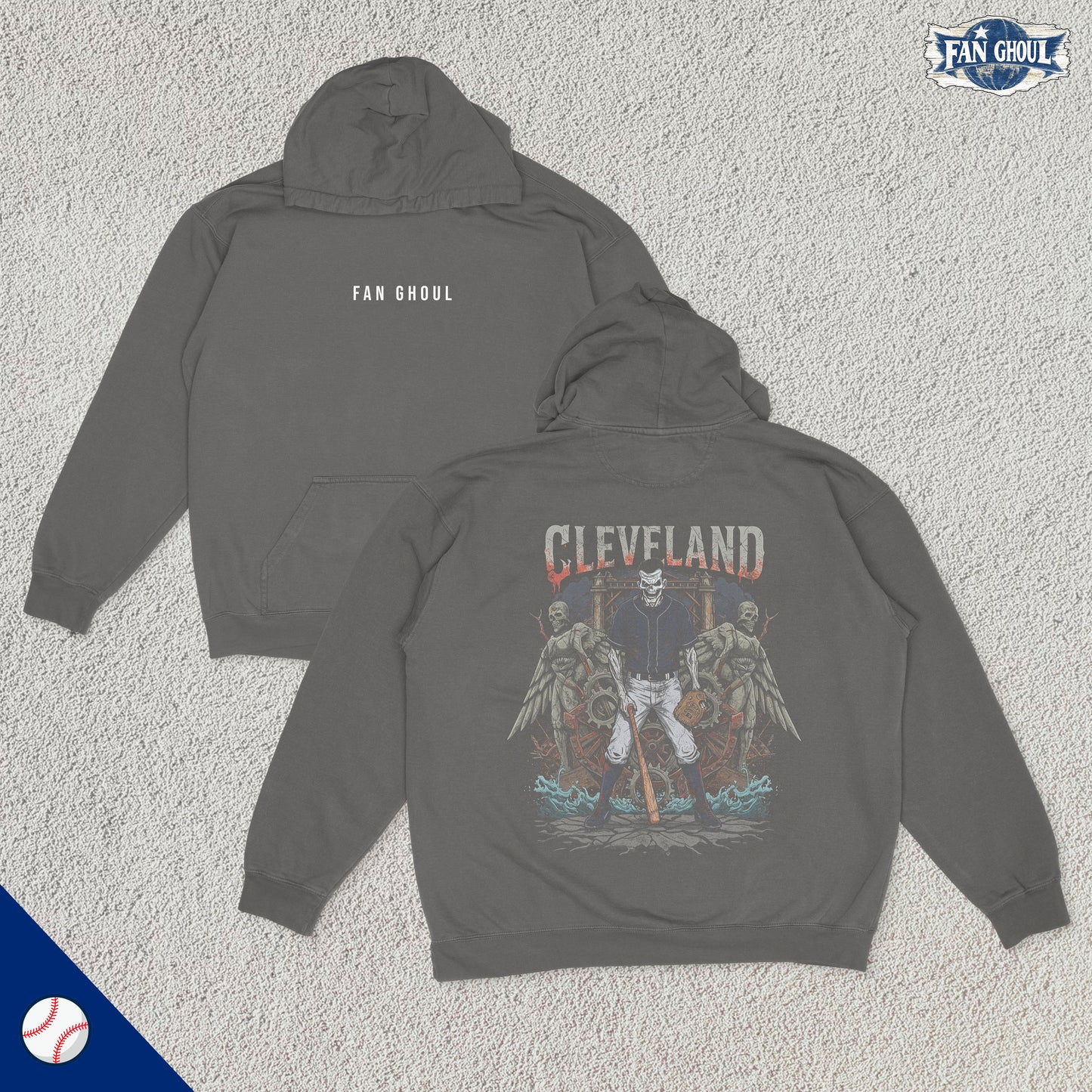Cleveland Baseball "Ghoul" Hoodie