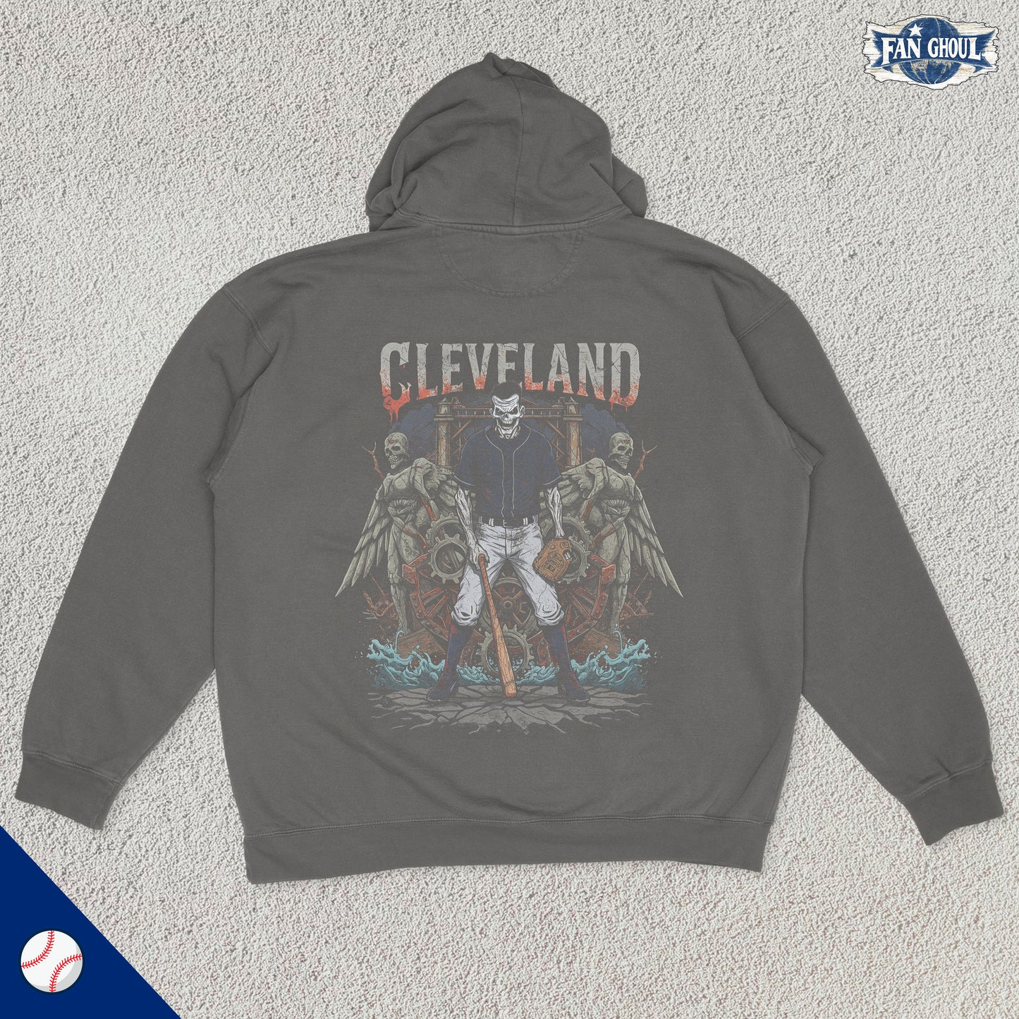 Cleveland Baseball "Ghoul" Hoodie