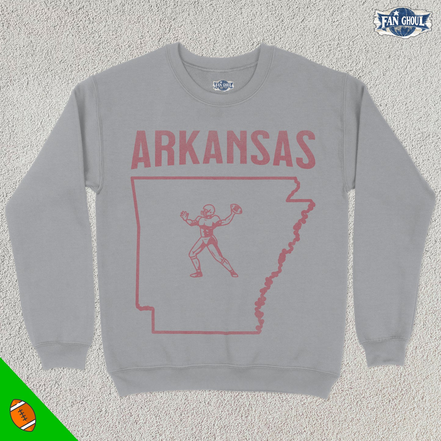 Arkansas Football College Crewneck