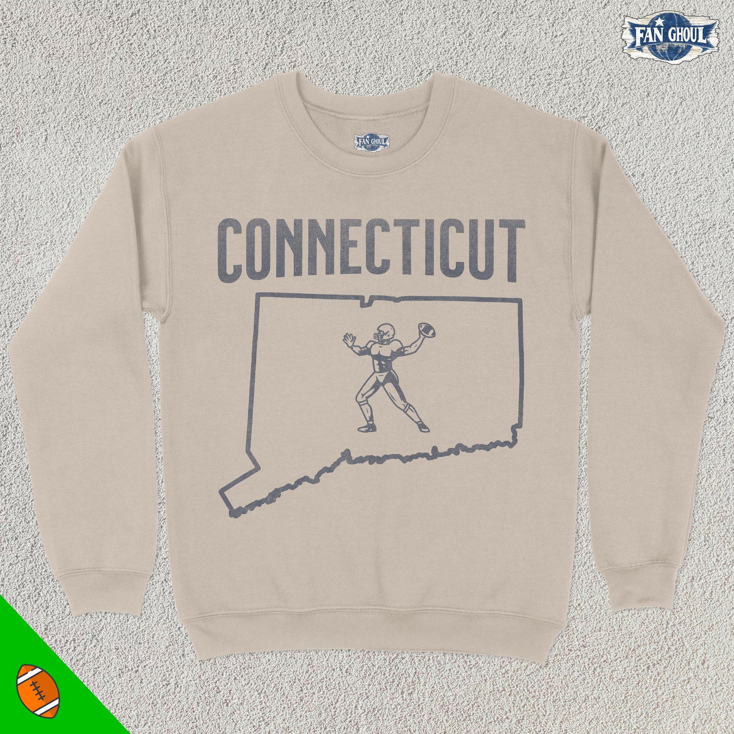 Connecticut Football College Crewneck