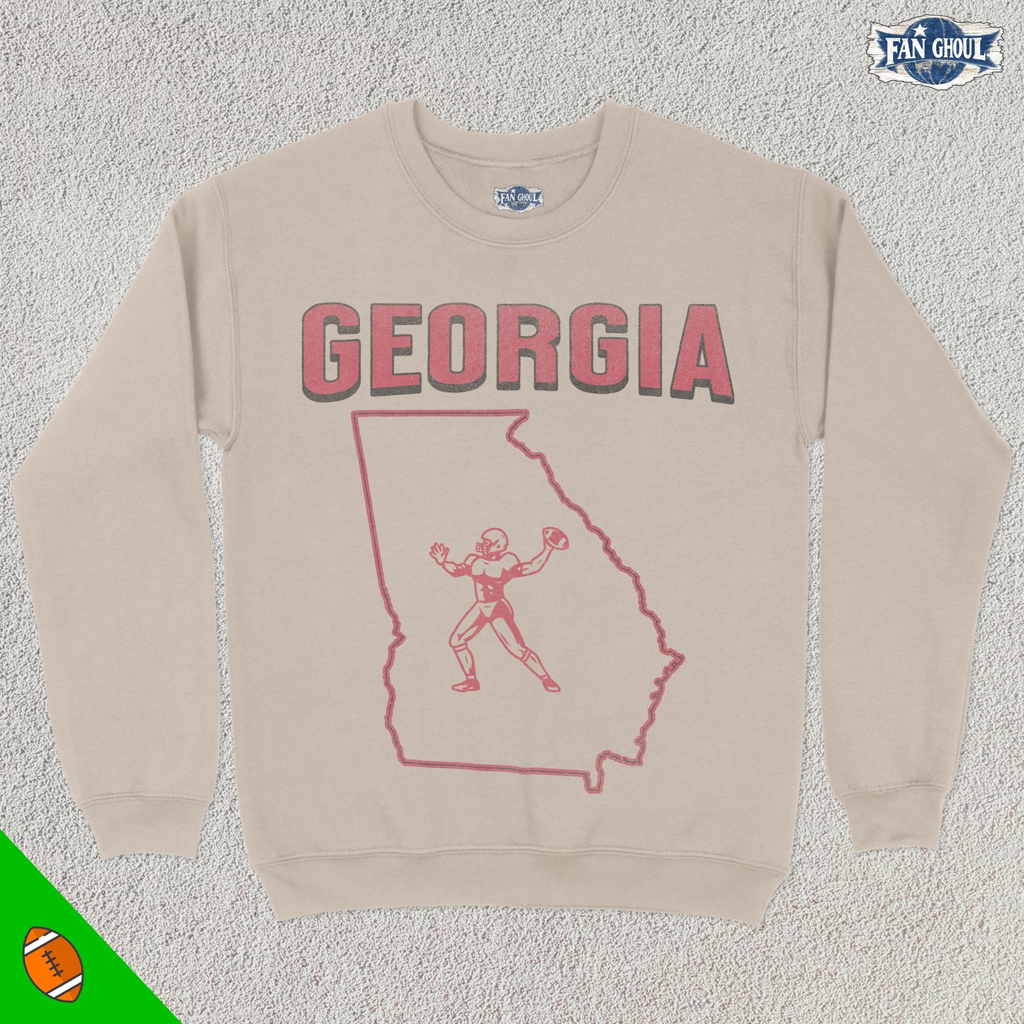 Georgia Football College Crewneck
