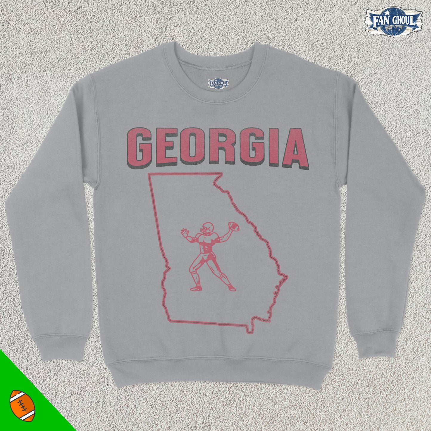 Georgia Football College Crewneck
