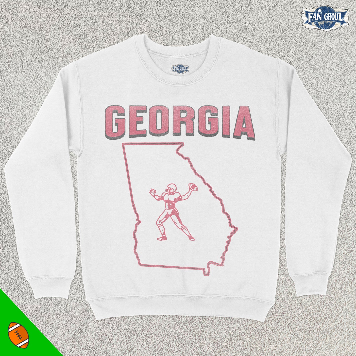 Georgia Football College Crewneck