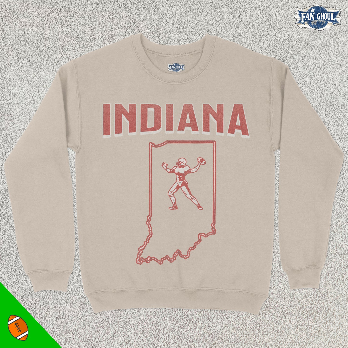 Indiana Football College Crewneck