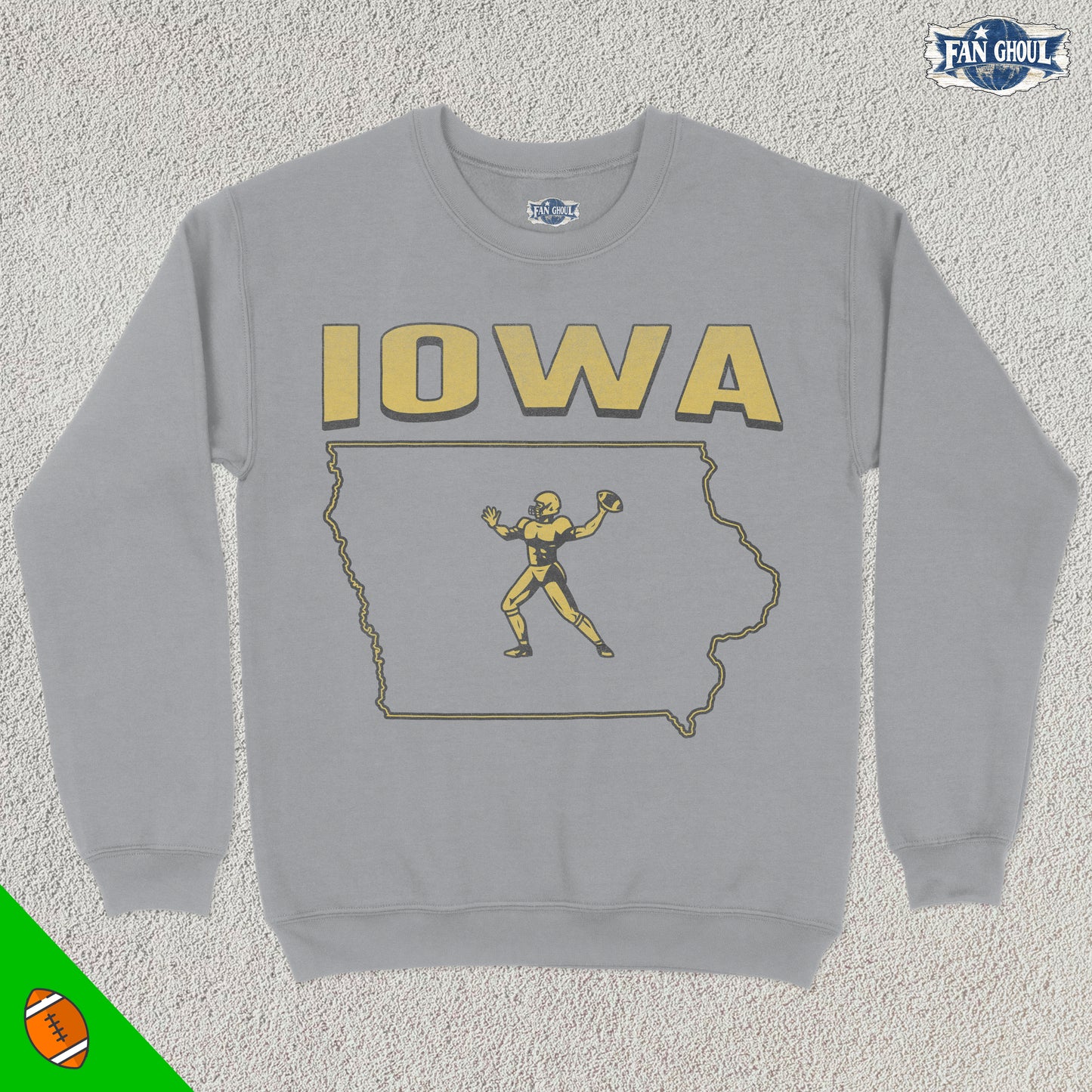 Iowa Football College Crewneck