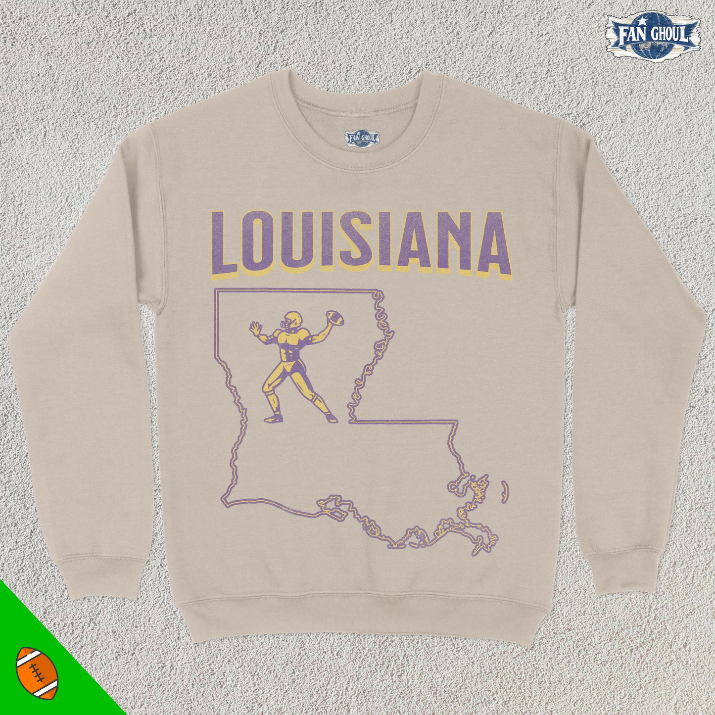 Louisiana Football College Crewneck
