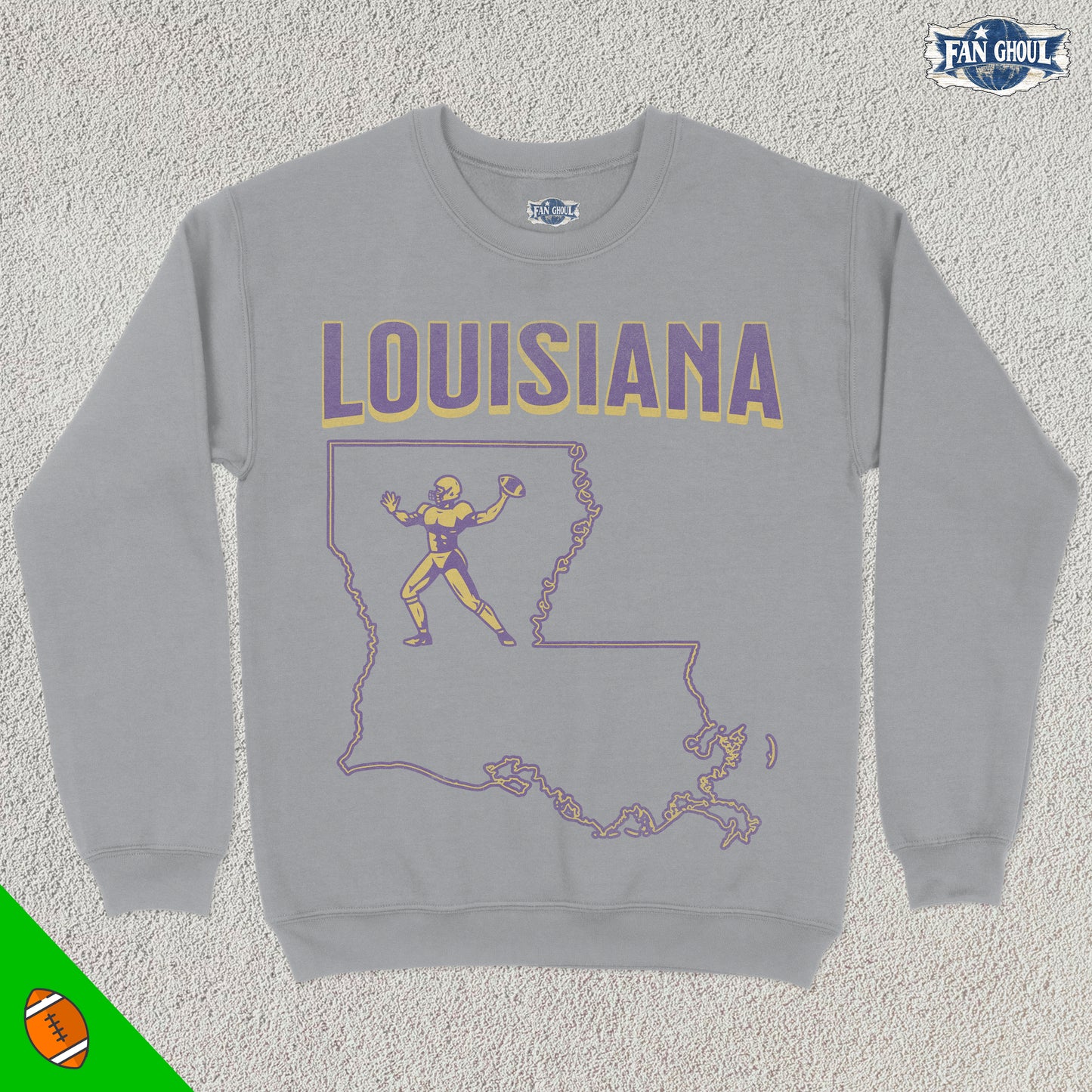 Louisiana Football College Crewneck