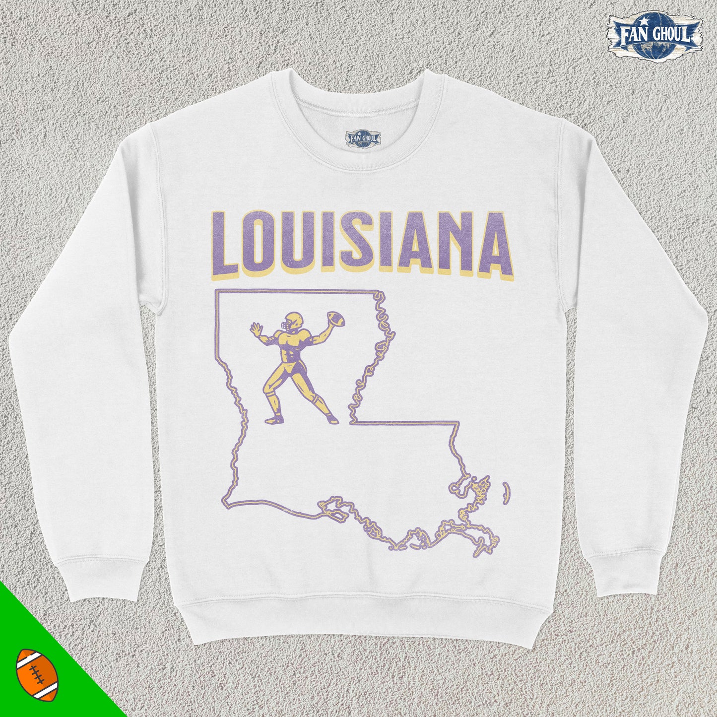 Louisiana Football College Crewneck