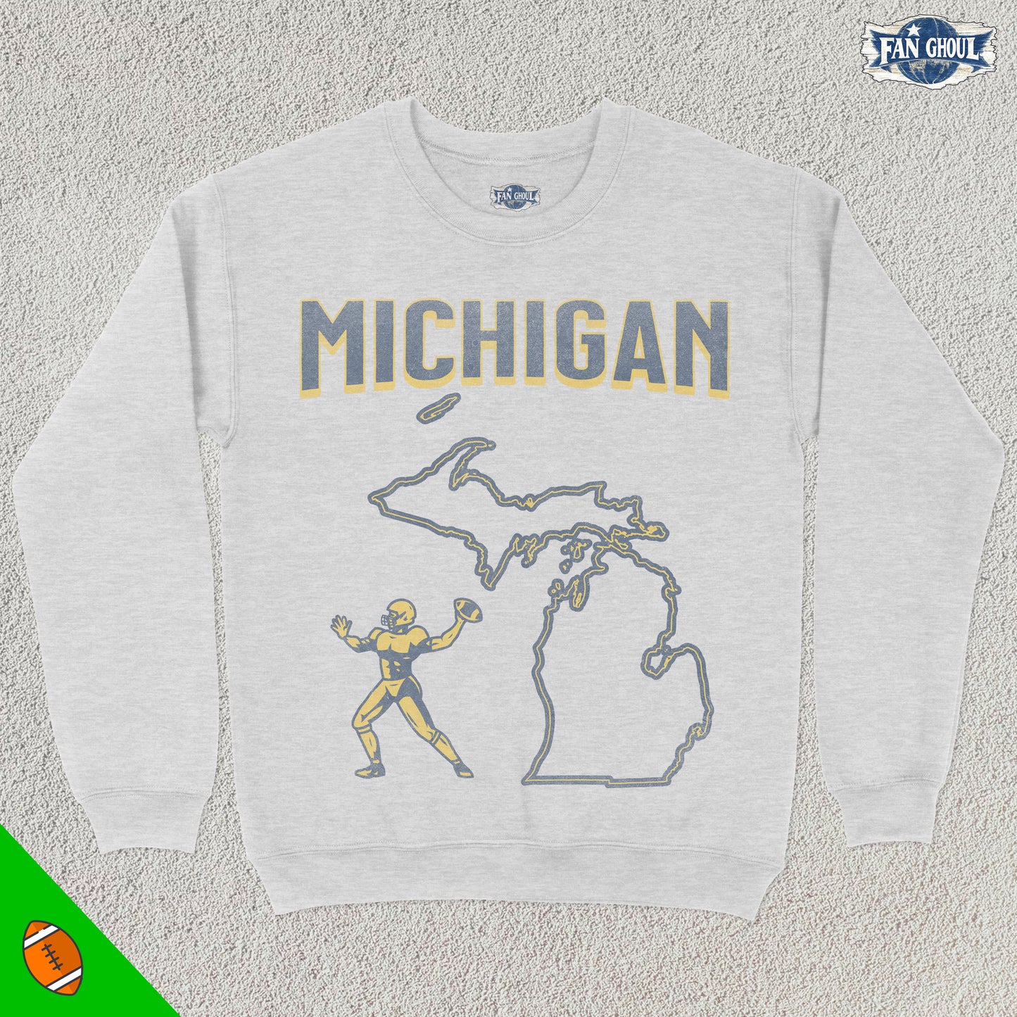 Michigan Football College Crewneck