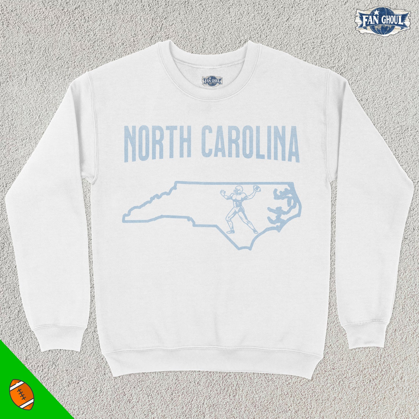 North Carolina Football College Crewneck