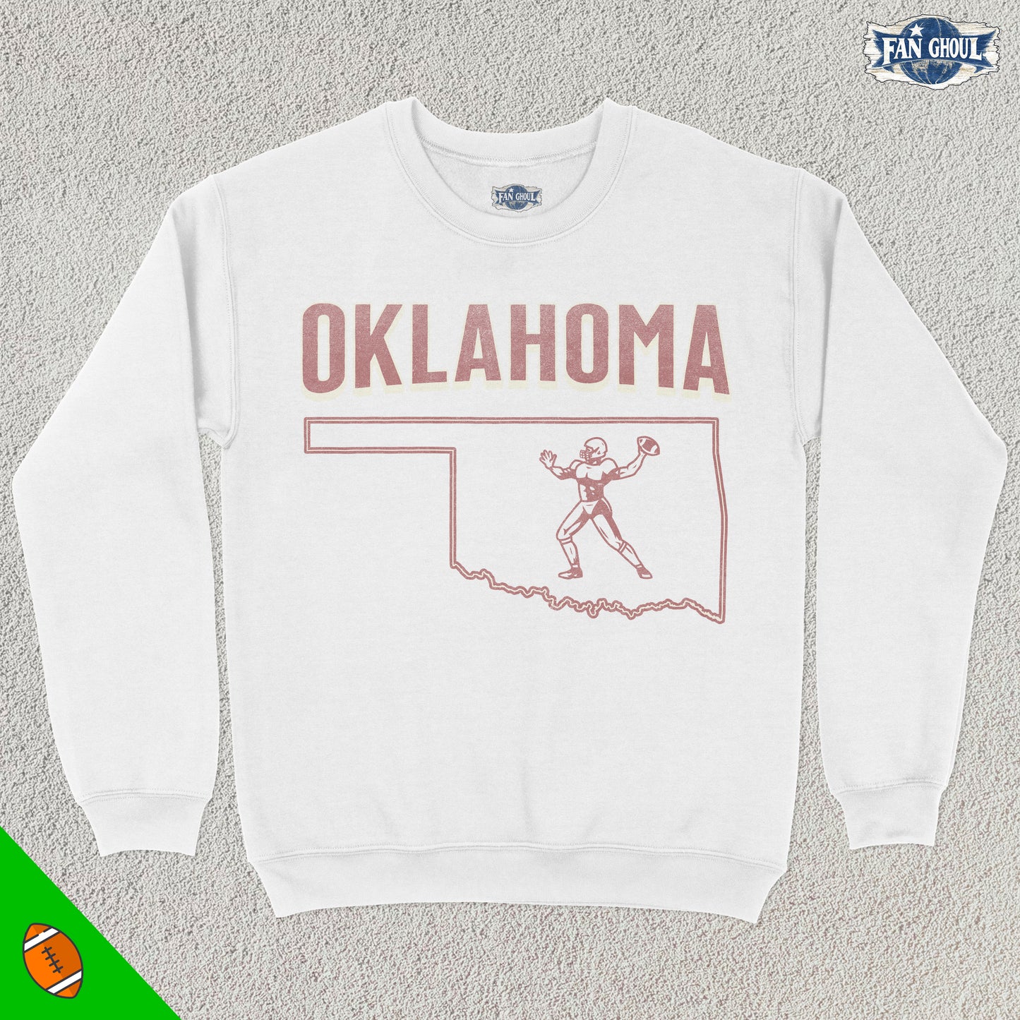Oklahoma Football College Crewneck