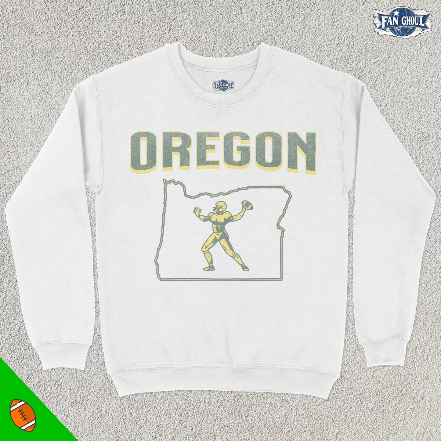 Oregon Football College Crewneck