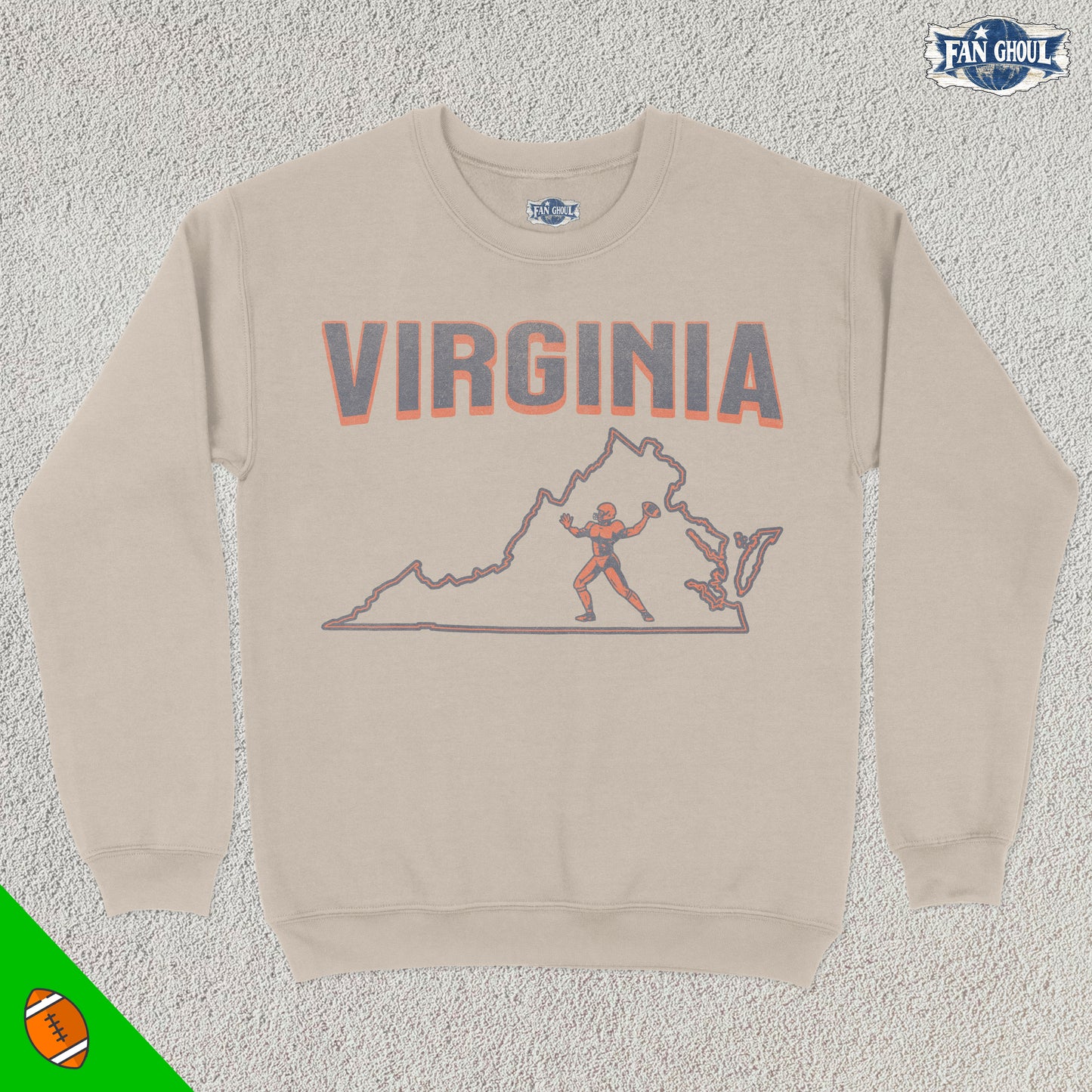 Virginia Football College Crewneck
