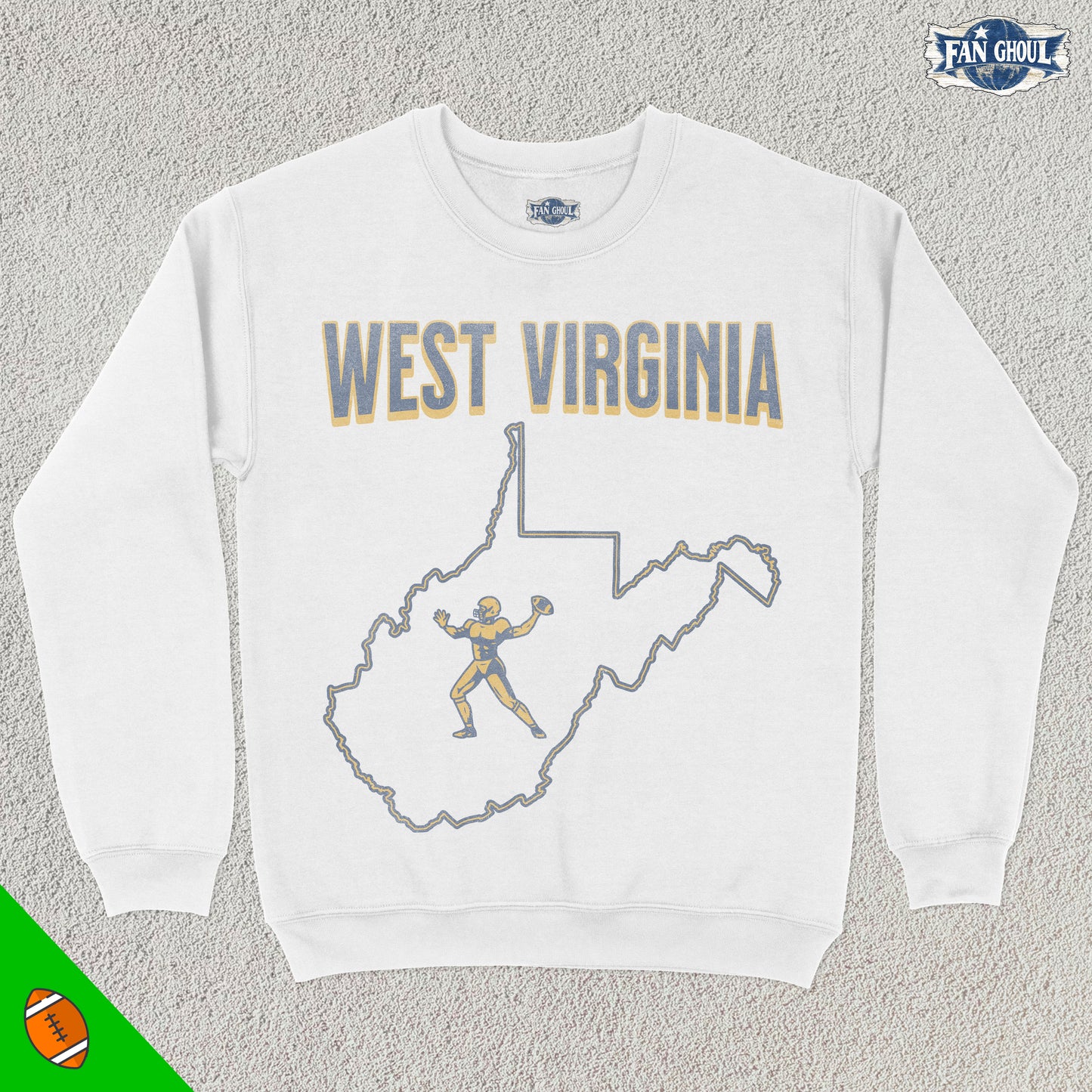 West Virginia Football College Crewneck