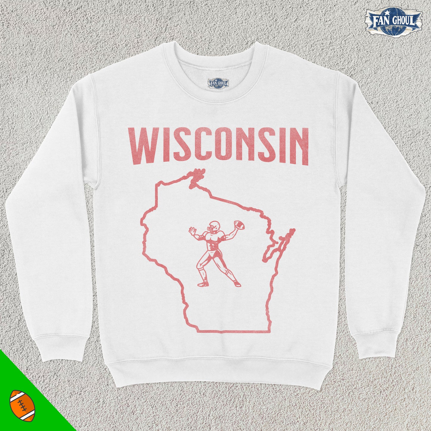 Wisconsin Football College Crewneck