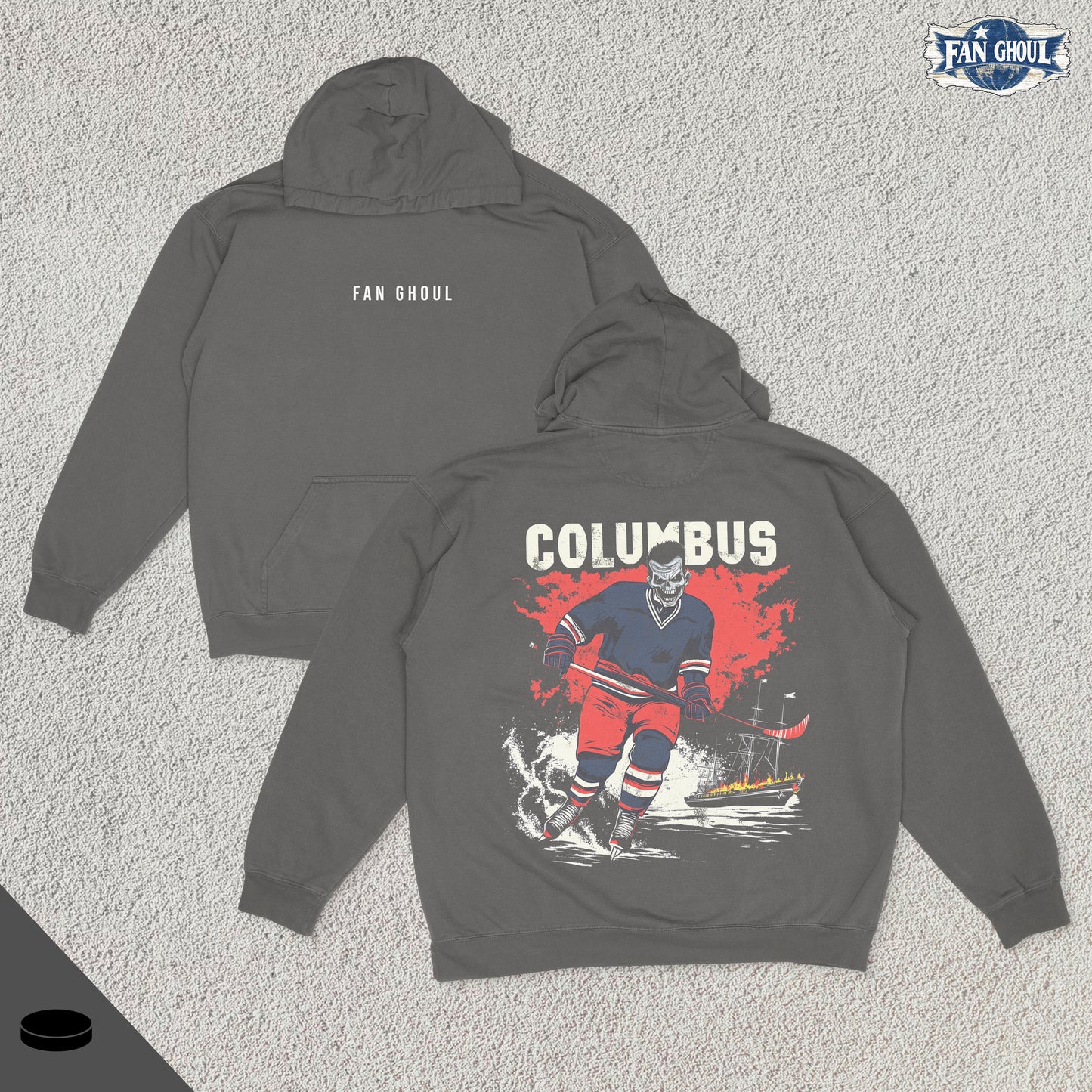 Columbus Hockey "Ghoul" Hoodie