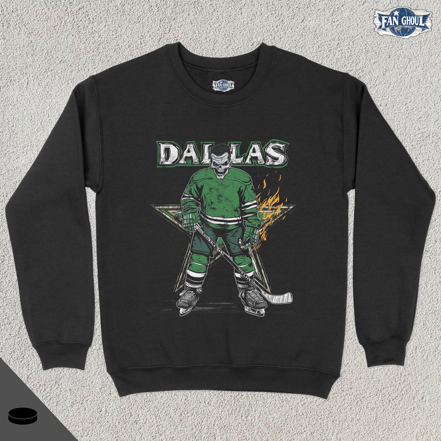 Dallas Hockey "Ghoul" Crewneck