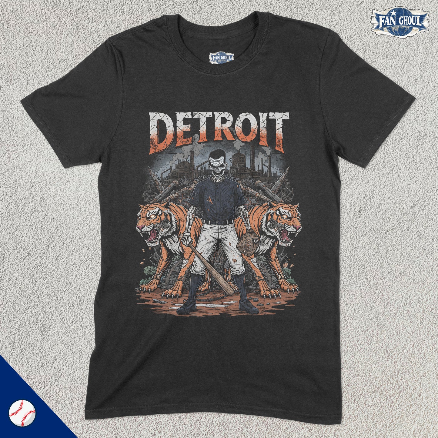 Detroit Baseball "Ghoul" Shirt