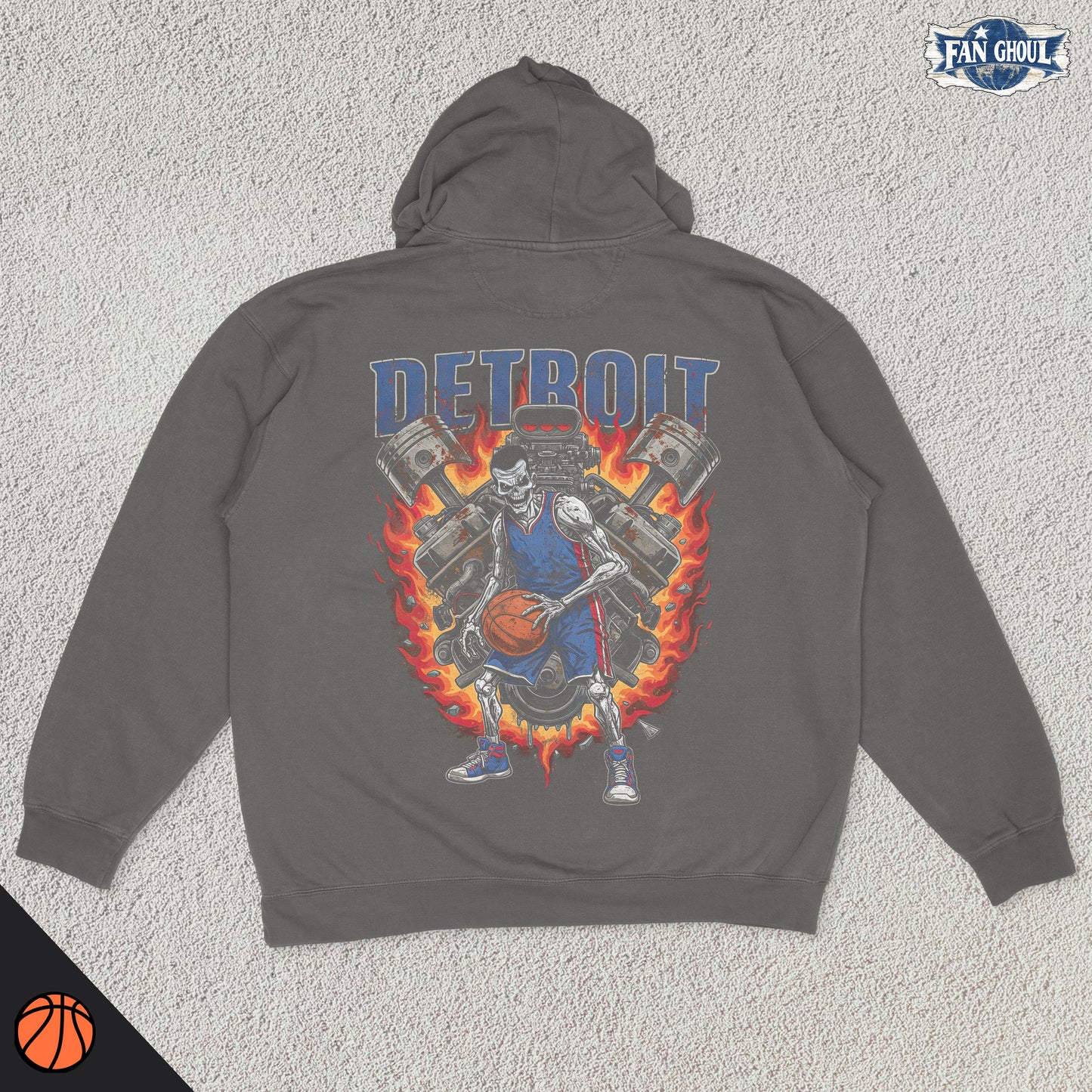 Detroit Basketball "Ghoul" Hoodie