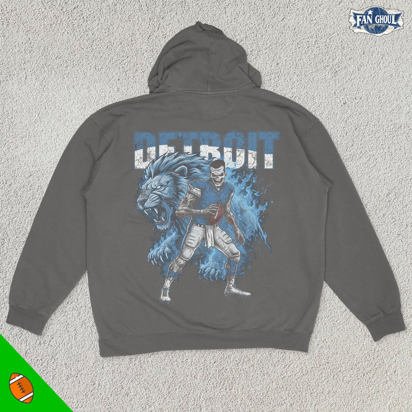Detroit Football "Ghoul" Hoodie