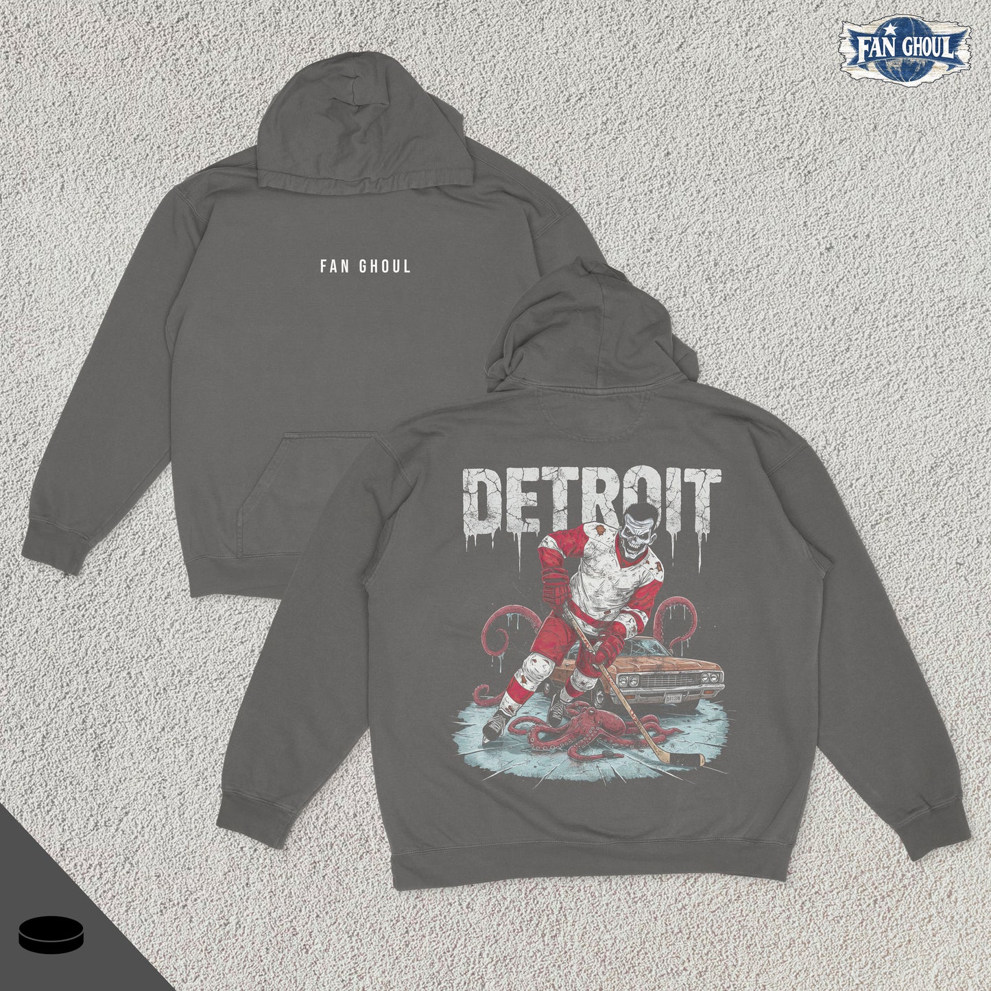 Detroit Hockey "Ghoul" Crewneck