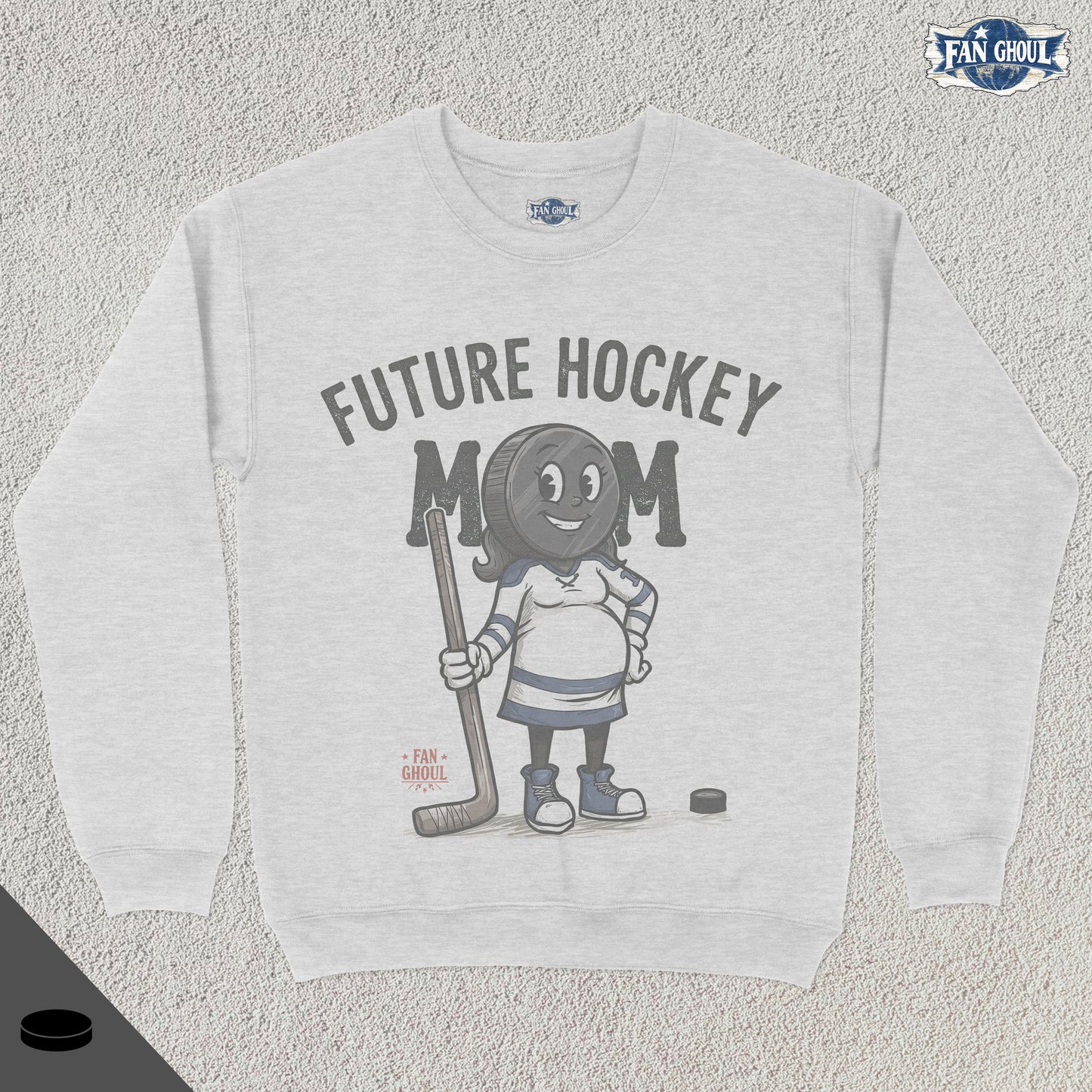 Future Hockey Mom Retro Crewneck