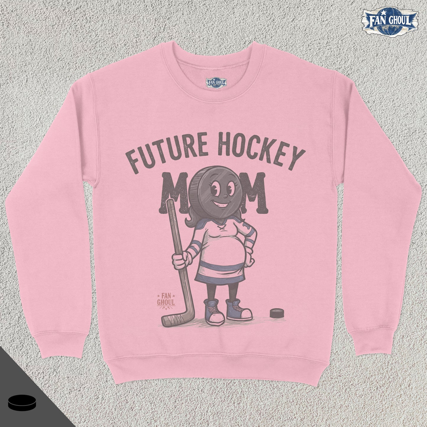 Future Hockey Mom Retro Crewneck