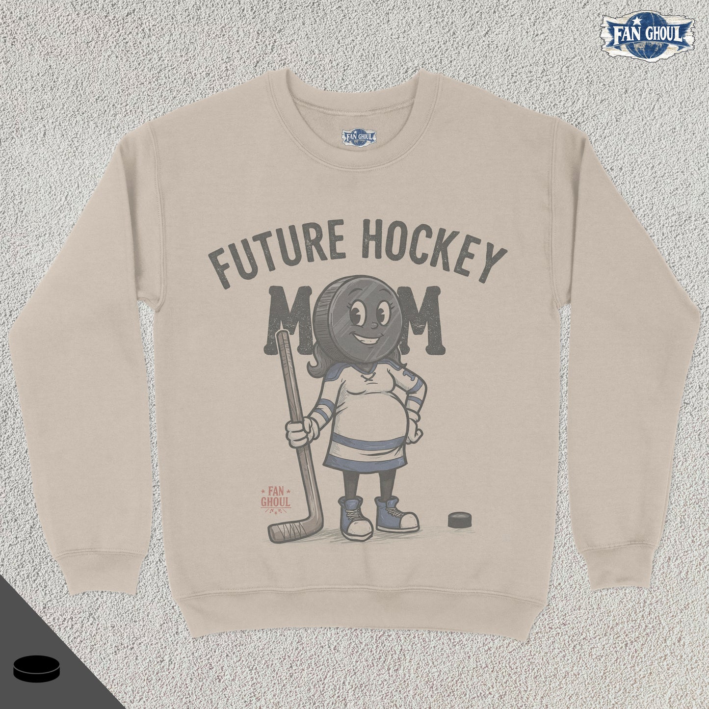 Future Hockey Mom Retro Crewneck