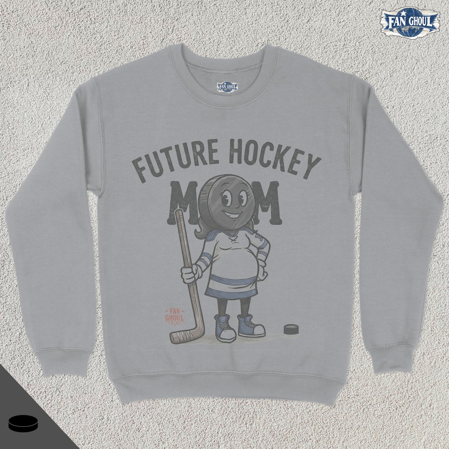 Future Hockey Mom Retro Crewneck