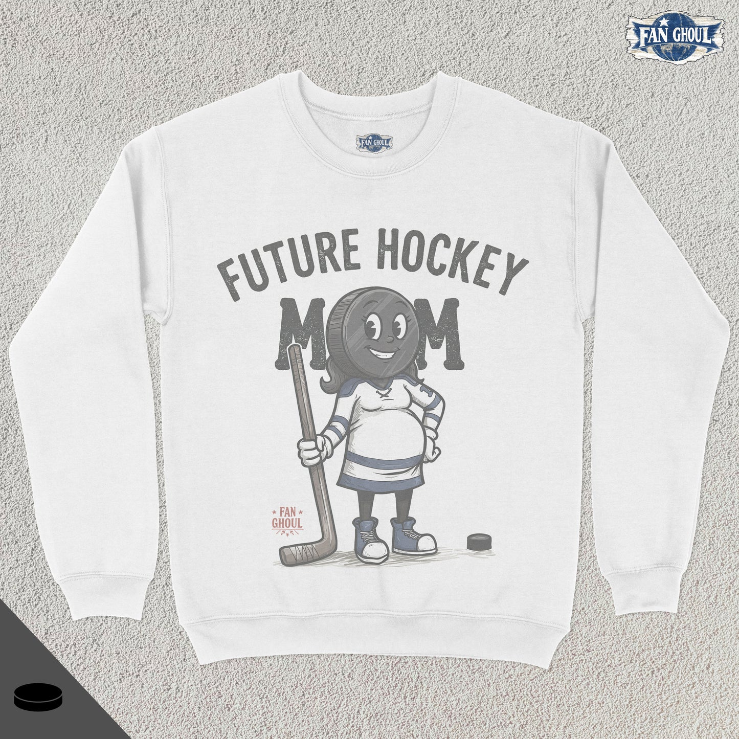 Future Hockey Mom Retro Crewneck