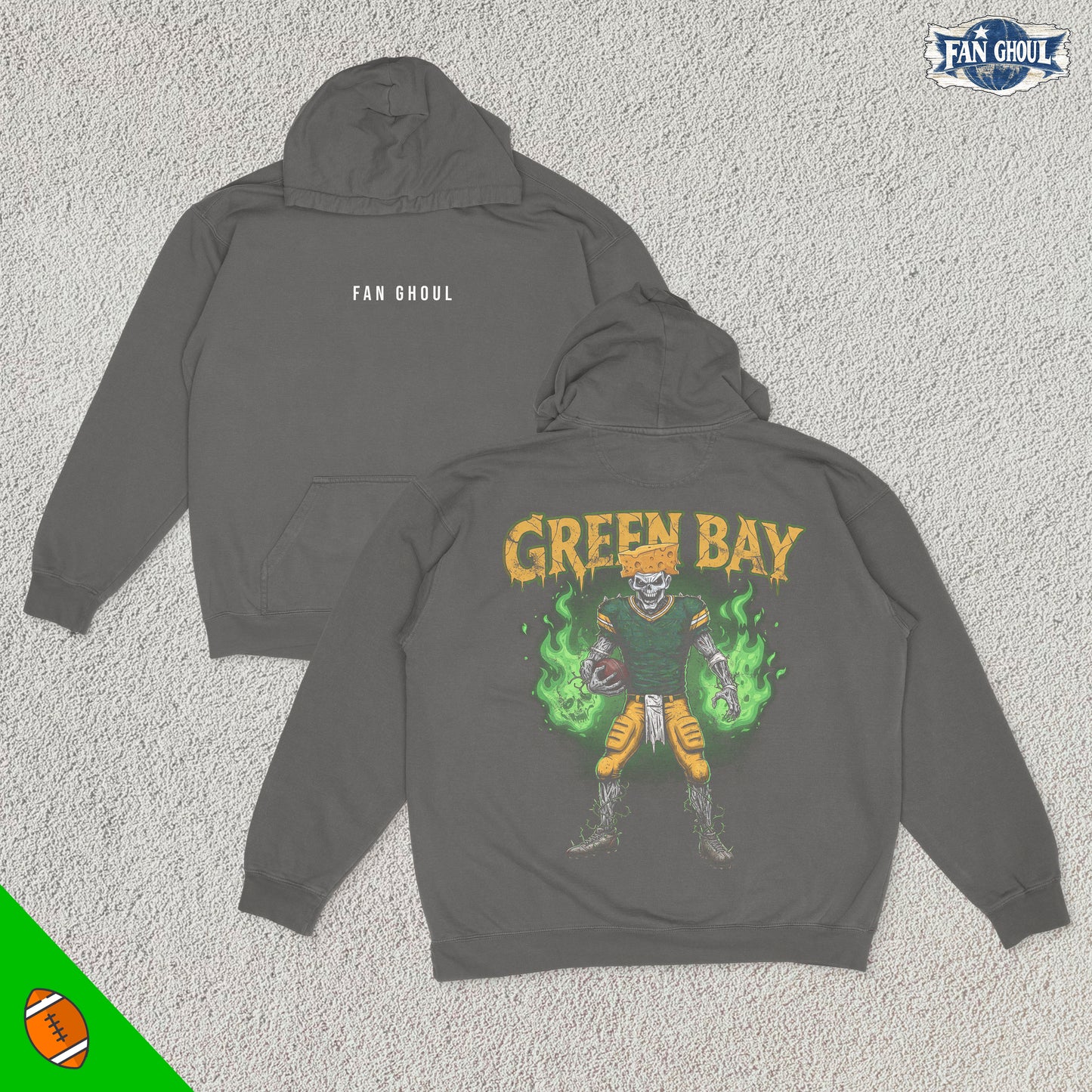 Green Bay Football "Ghoul" Hoodie