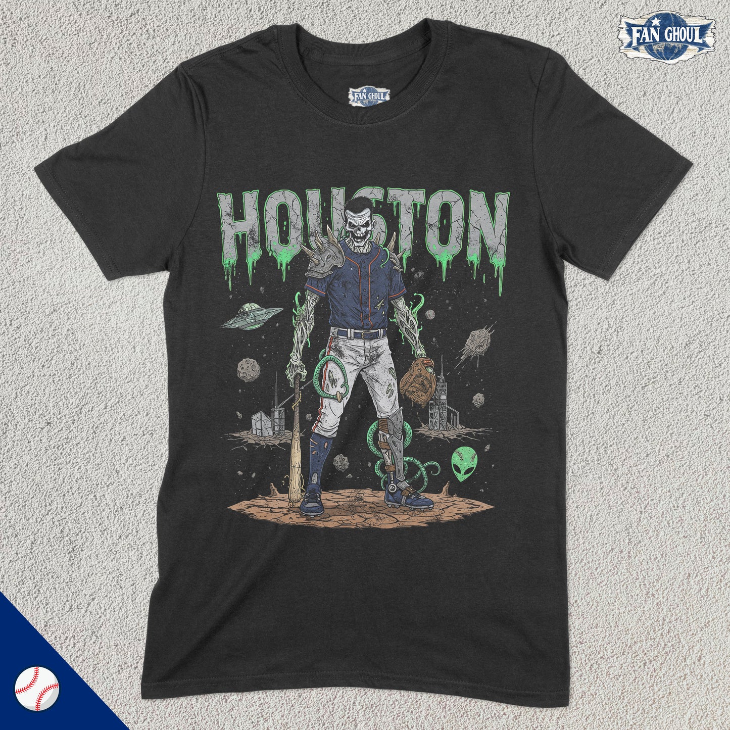 Houston Baseball "Ghoul" Shirt