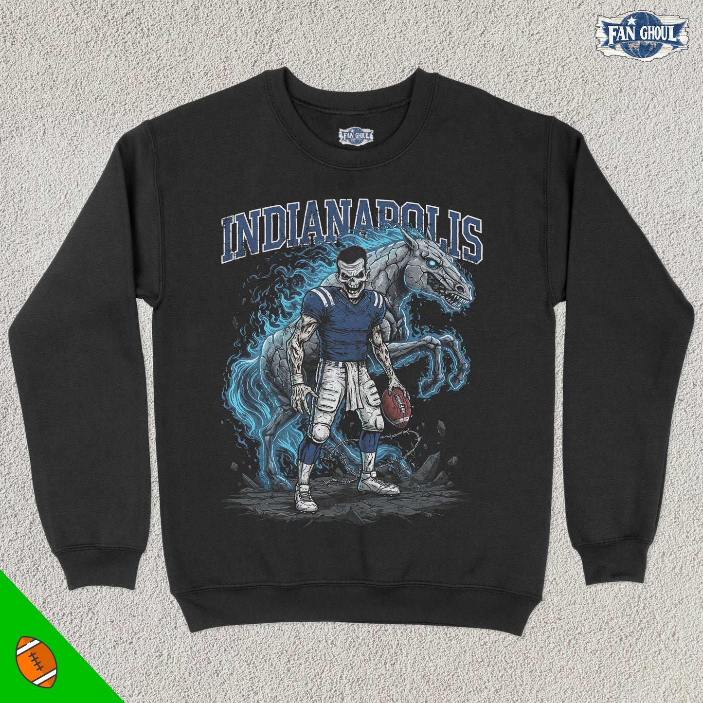 Indianapolis Football "Ghoul" Crewneck