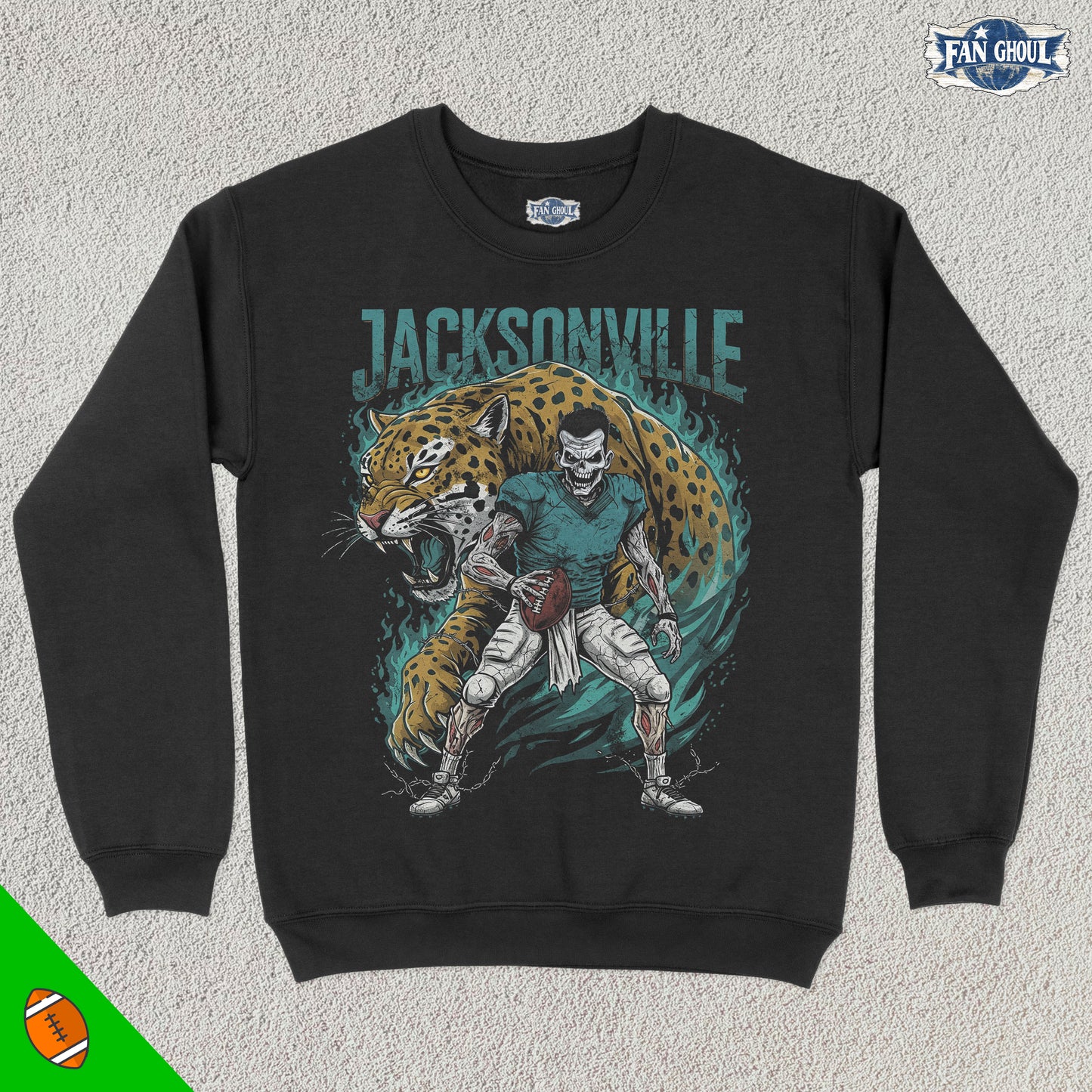 Jacksonville Football "Ghoul" Crewneck