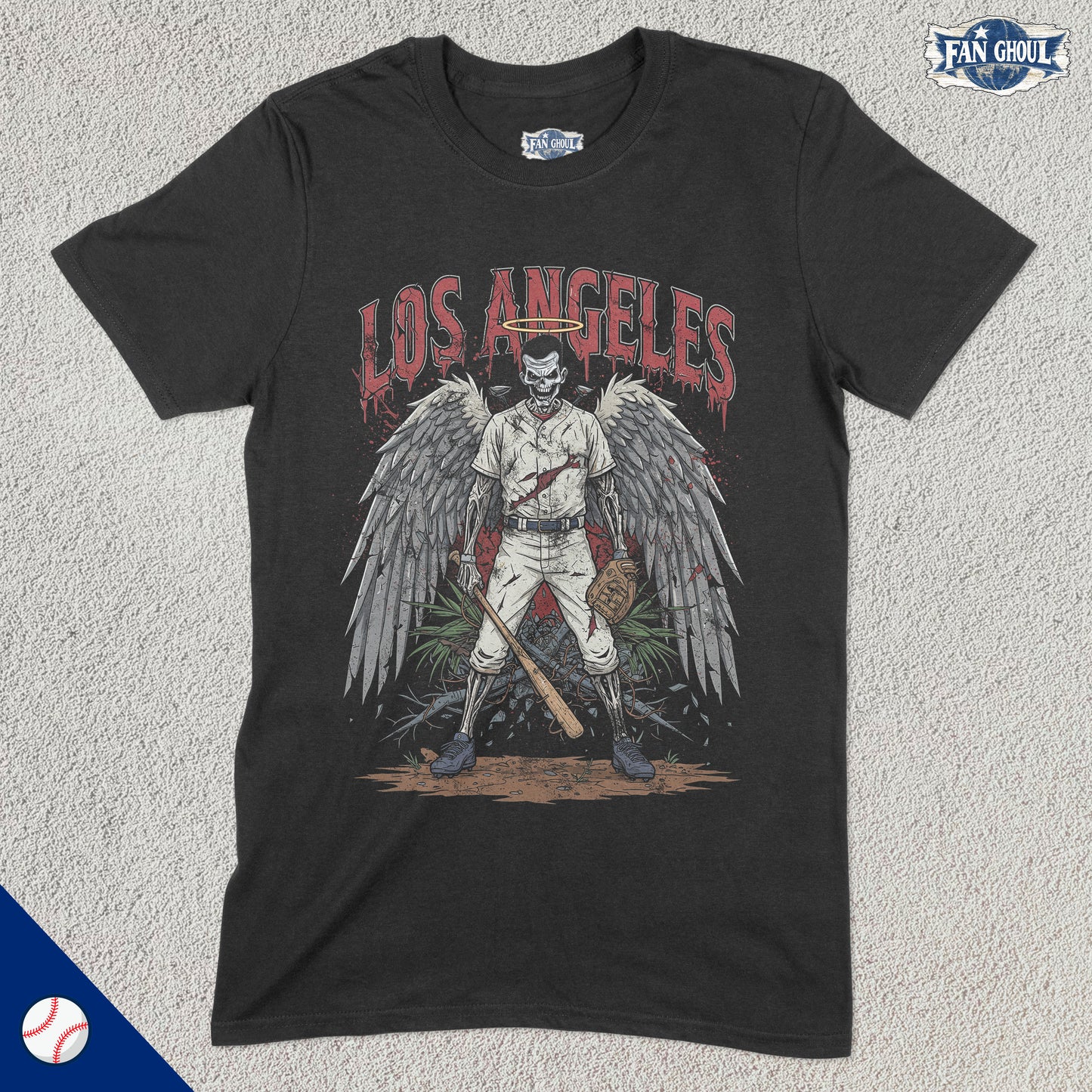Los Angeles 2 Baseball "Ghoul" Shirt