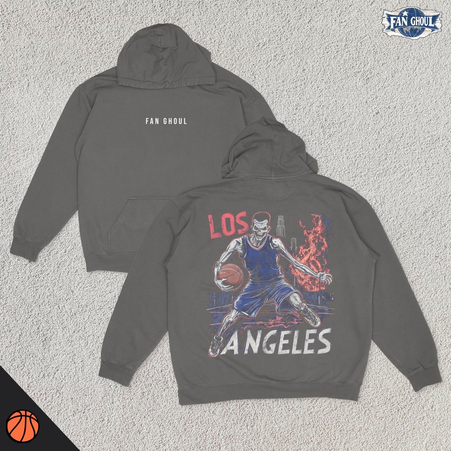 Los Angeles 2 Basketball "Ghoul" Hoodie