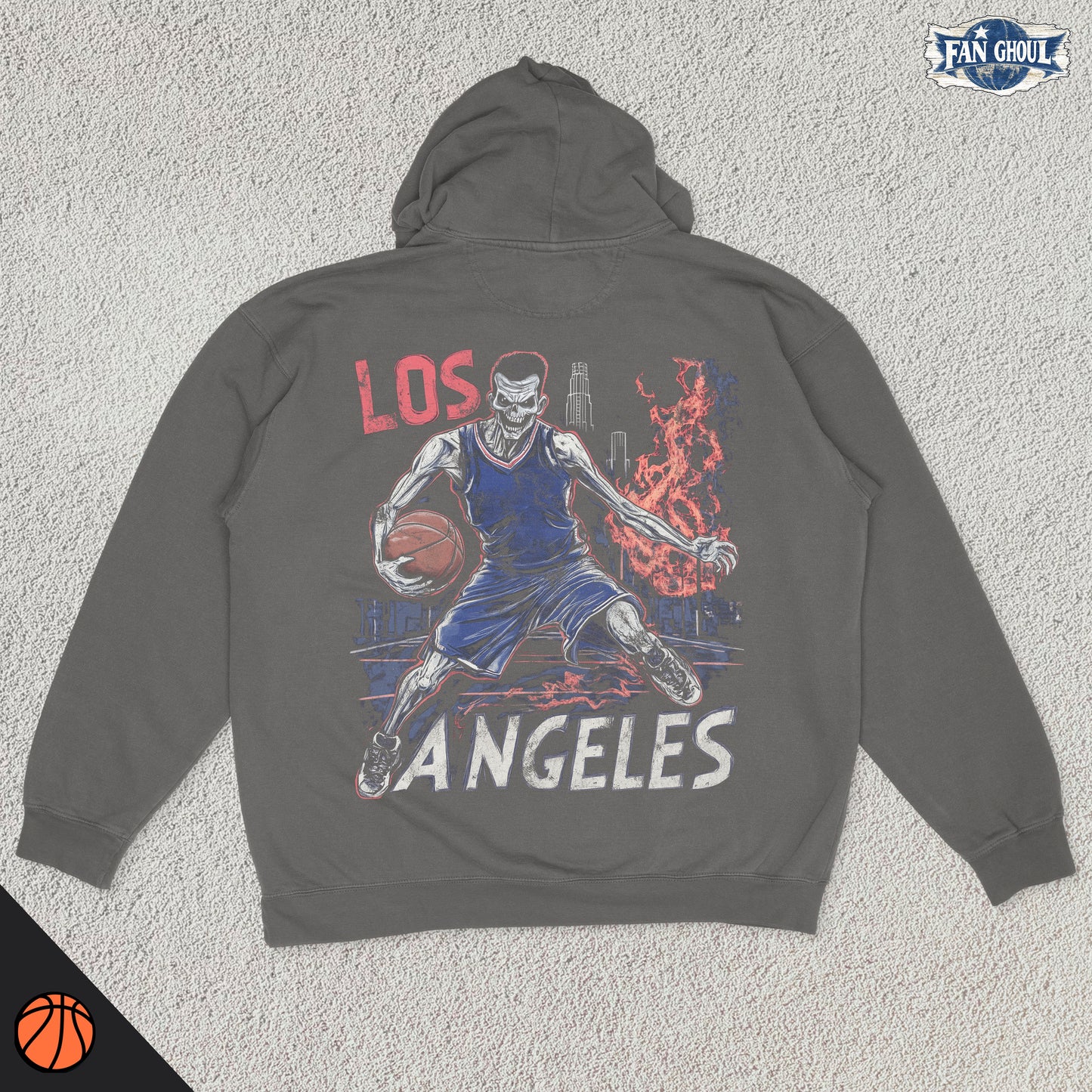 Los Angeles 2 Basketball "Ghoul" Hoodie