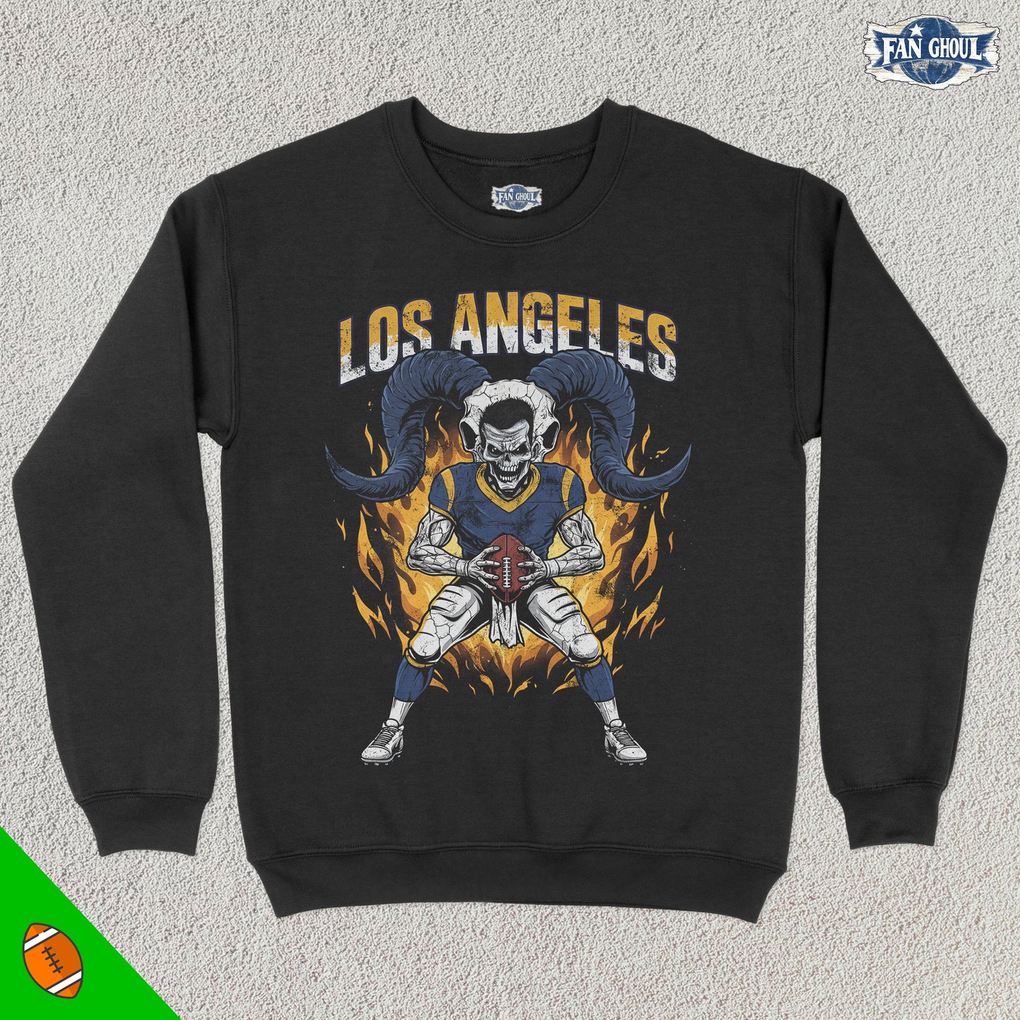 Los Angeles 2 Football "Ghoul" Crewneck