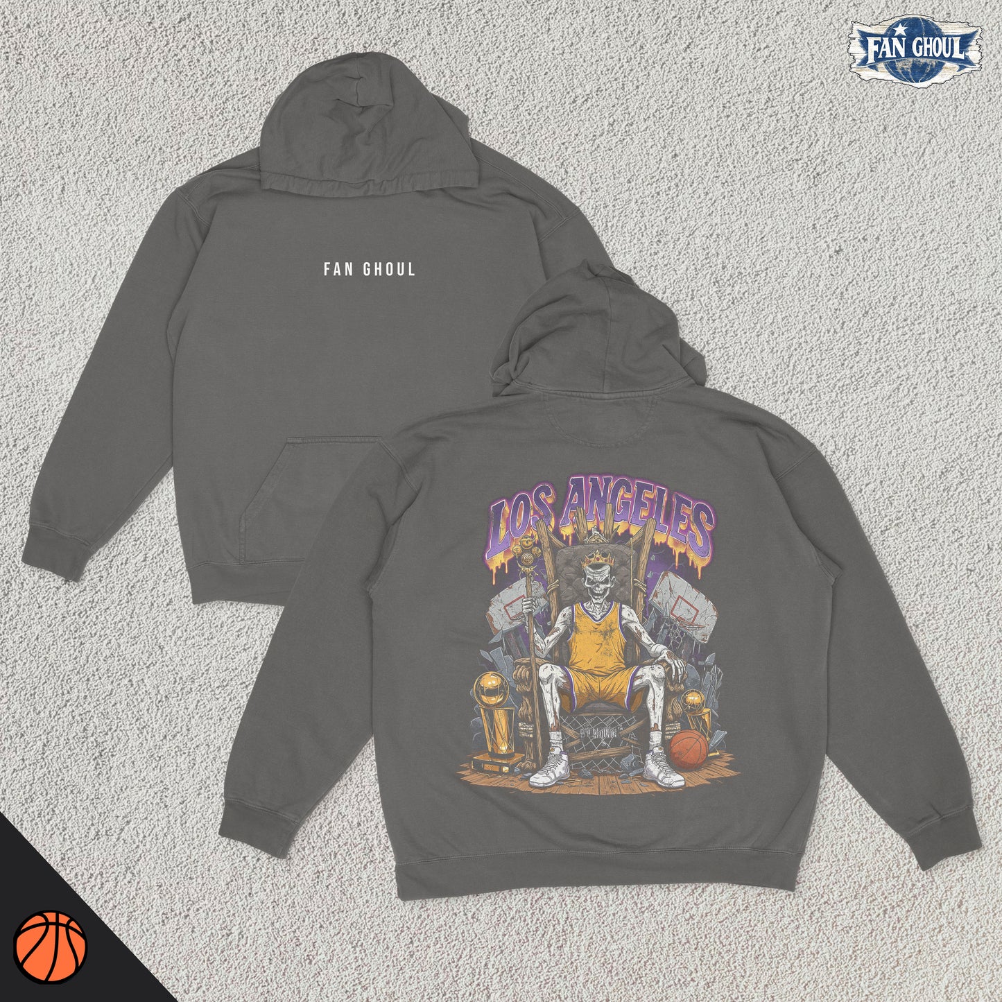Los Angeles Basketball "Ghoul" Hoodie