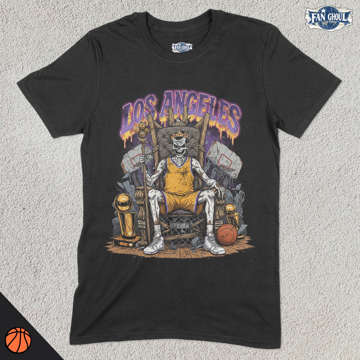 Los Angeles Basketball "Ghoul" Shirt